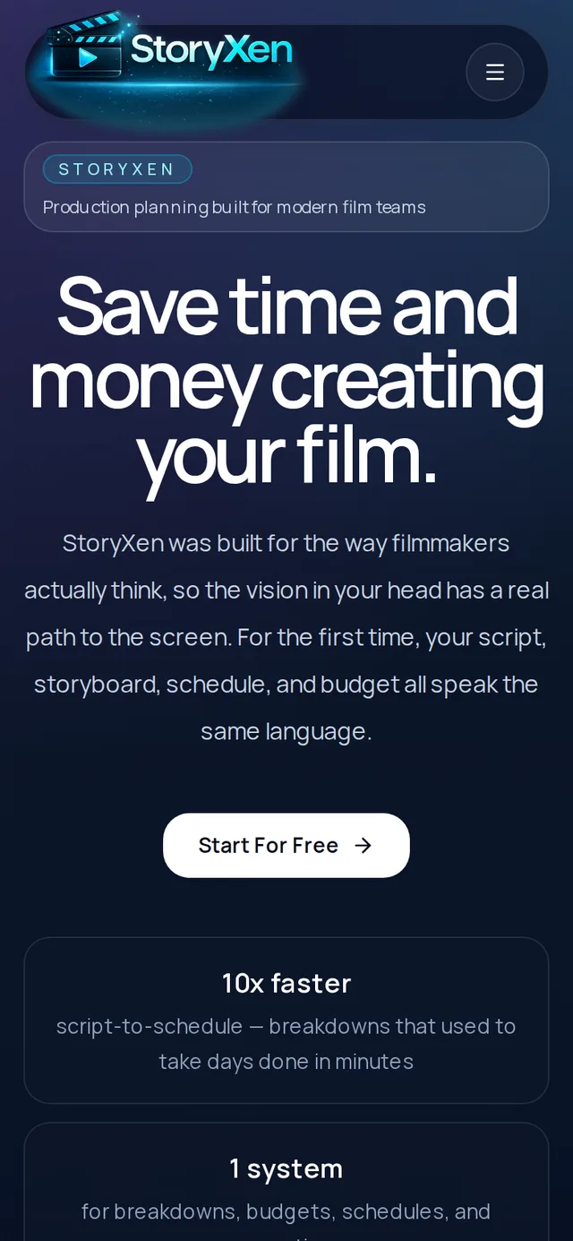 StoryXen on mobile