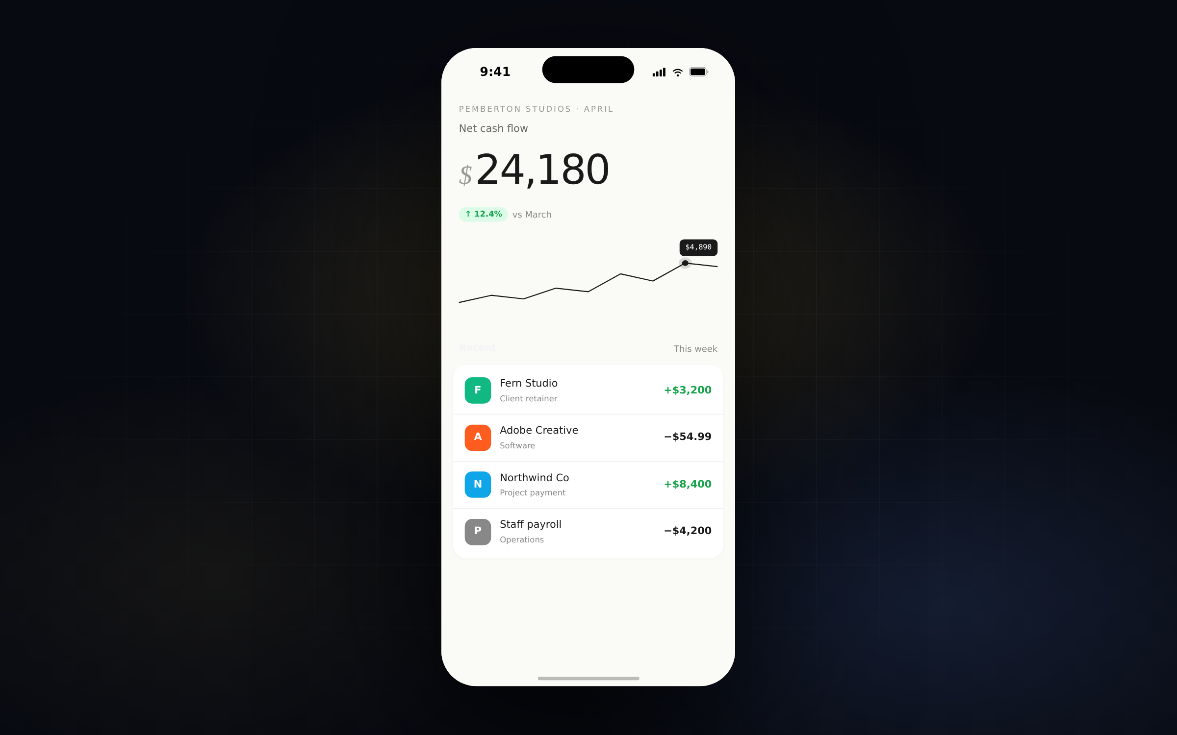 Ledger, an iOS voice-to-invoice finance app